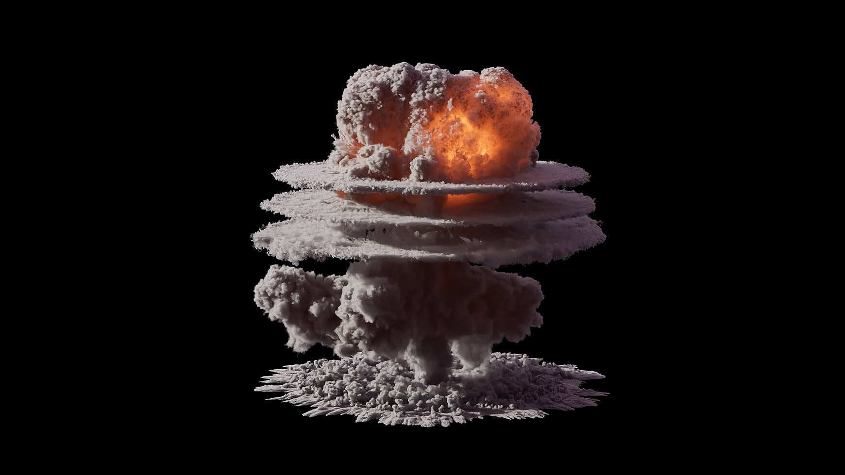VDB Atomic Explosion 3D Volume Asset