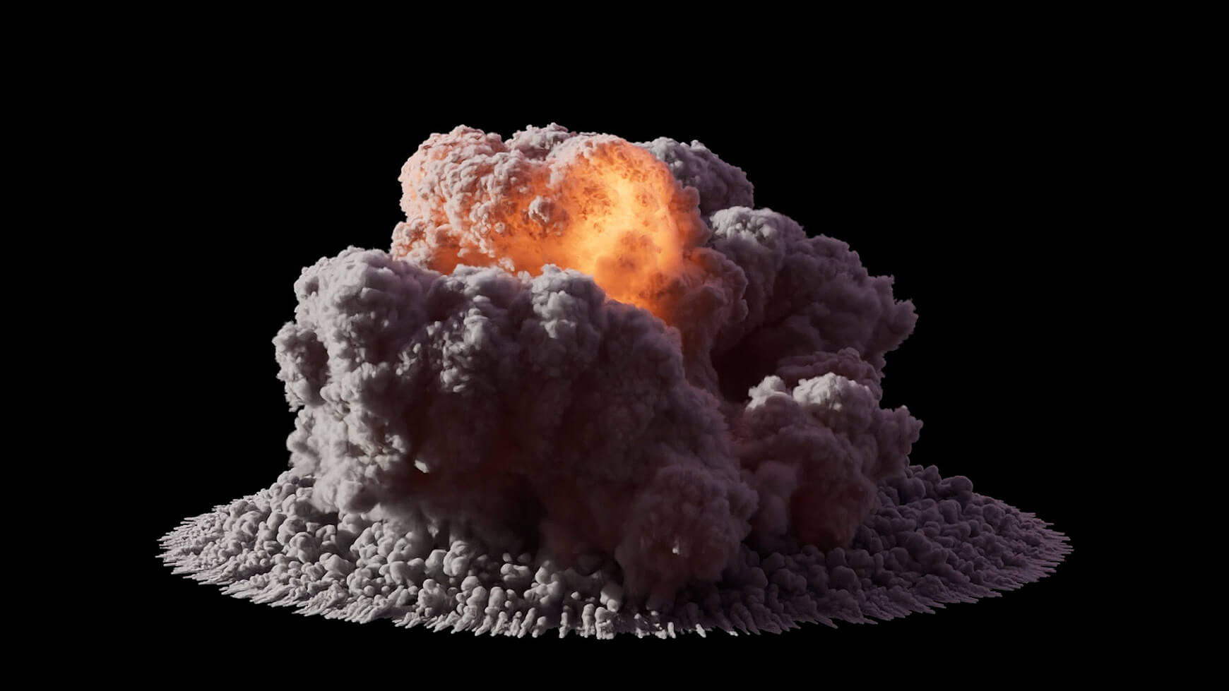 VDB Atomic Explosion 3D Volume Asset